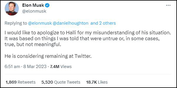 Elon Musk xin lỗi sau khi đuổi việc nhân viên khuyết tật - Ảnh 1.