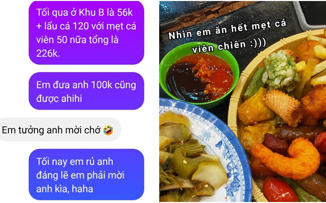 Chàng sinh viên cưa đôi bill hẹn hò 226.000 đồng vì bạn gái ăn nhiều