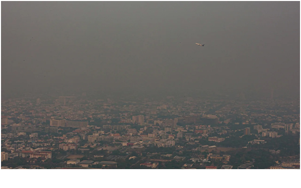 Ô nhiễm khói mù nghiêm trọng ở thành phố du lịch Chiang Mai