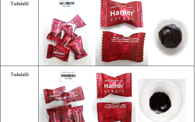 Phát hiện kẹo ngậm Hamer chứa chất điều trị liệt dương ở nam giới