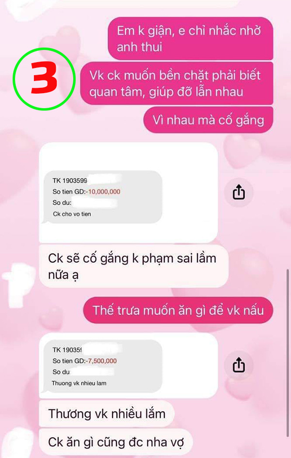 Chồng liên tục chuyển khoản thổi bay cơn giận ngút trời của vợ - Ảnh 3. Chồng liên tục chuyển khoản thổi bay cơn giận ngút trời của vợ - Ảnh 3.