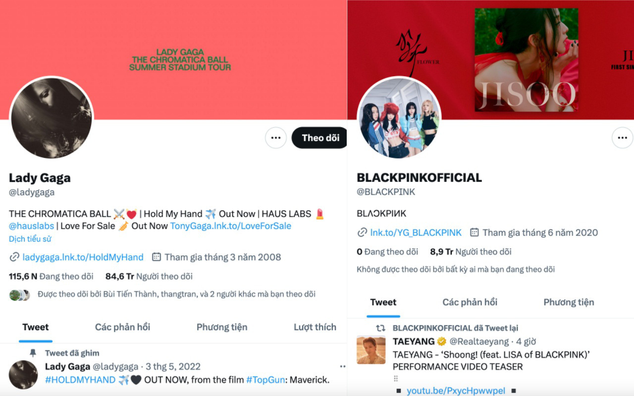 Blackpink, Lady Gaga... bị Twitter "thổi bay" vì quên trả phí