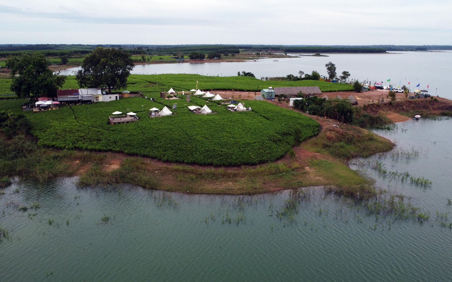 Đồng Nai xác định vùng đất bán ngập để phát triển du lịch hồ Trị An