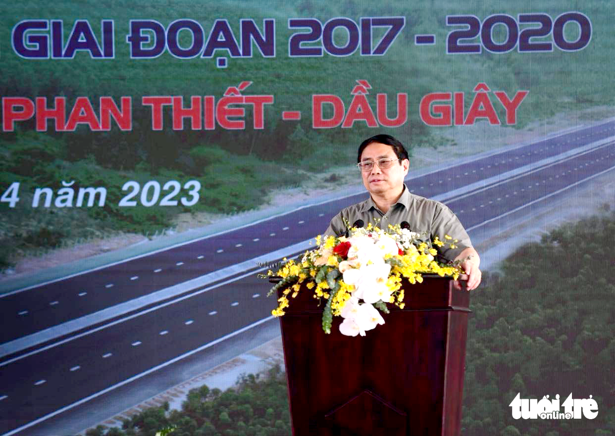 Thủ tướng Phạm Minh Chính phát biểu tại buổi lễ - Ảnh: QUANG ĐỊNH