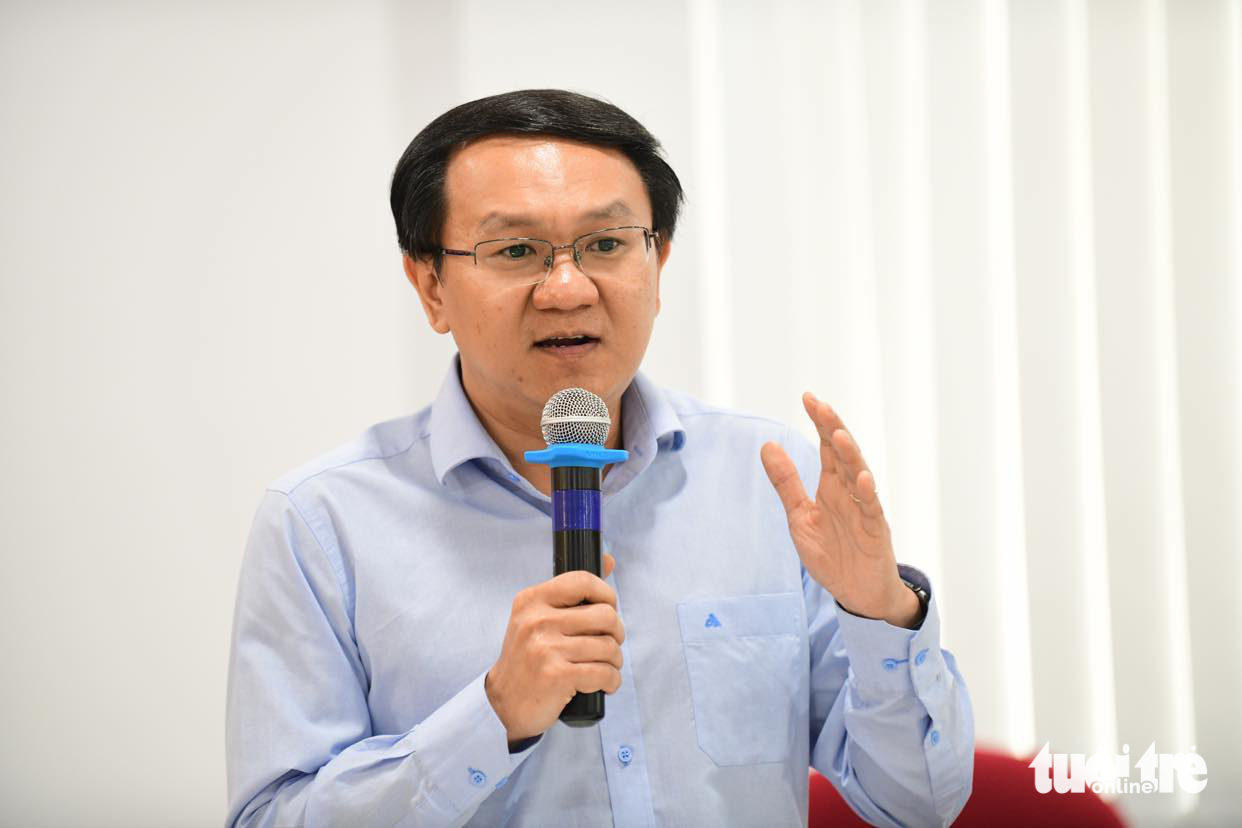 Ông Lâm Đình Thắng - giám đốc Sở Thông tin và Truyền thông TP.HCM - Ảnh: QUANG ĐỊNH