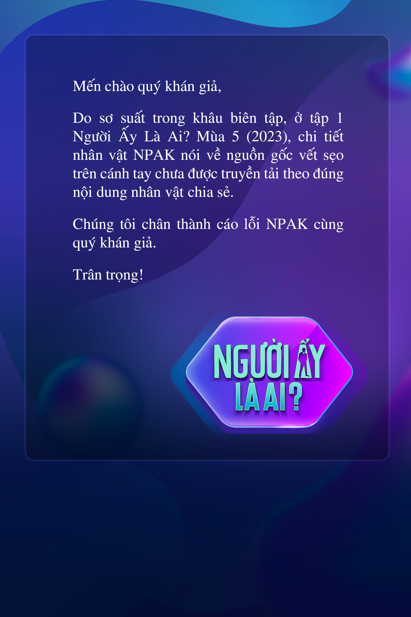 24/5 エンターテイメント ニュース: この人は誰ですか?  Tran Thanh 氏の発言については申し訳ありません - 写真 3。