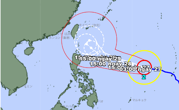 Siêu bão Mawar hướng về phía bắc Philippines, Việt Nam theo dõi sát - Ảnh 3.
