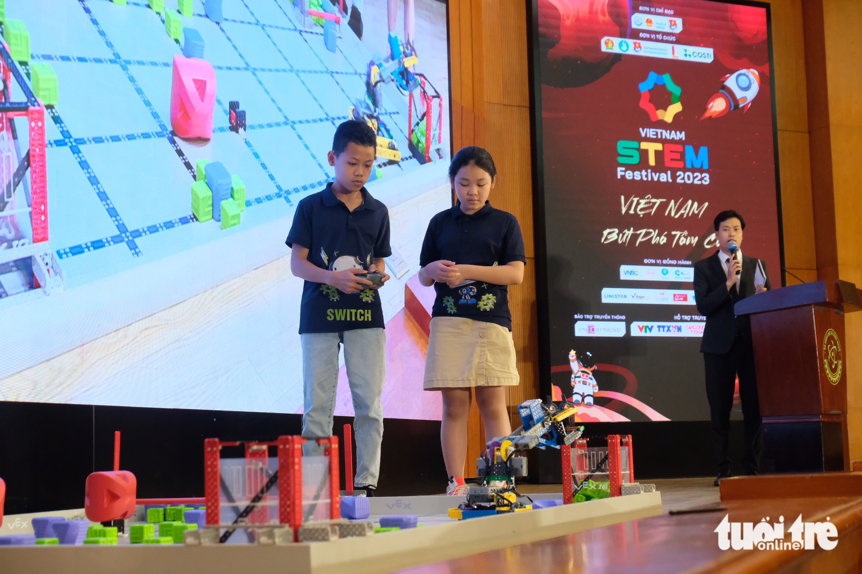 Sẽ thi lập trình robot ảo trong Ngày hội STEM quốc gia 2023 - Ảnh 1. Sẽ thi lập trình robot ảo trong Ngày hội STEM quốc gia 2023 - Ảnh 1.