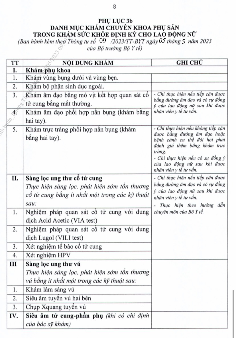 Từ 20-6, lao động nữ sẽ được khám phụ sản khi khám sức khỏe định kỳ - Ảnh 2.