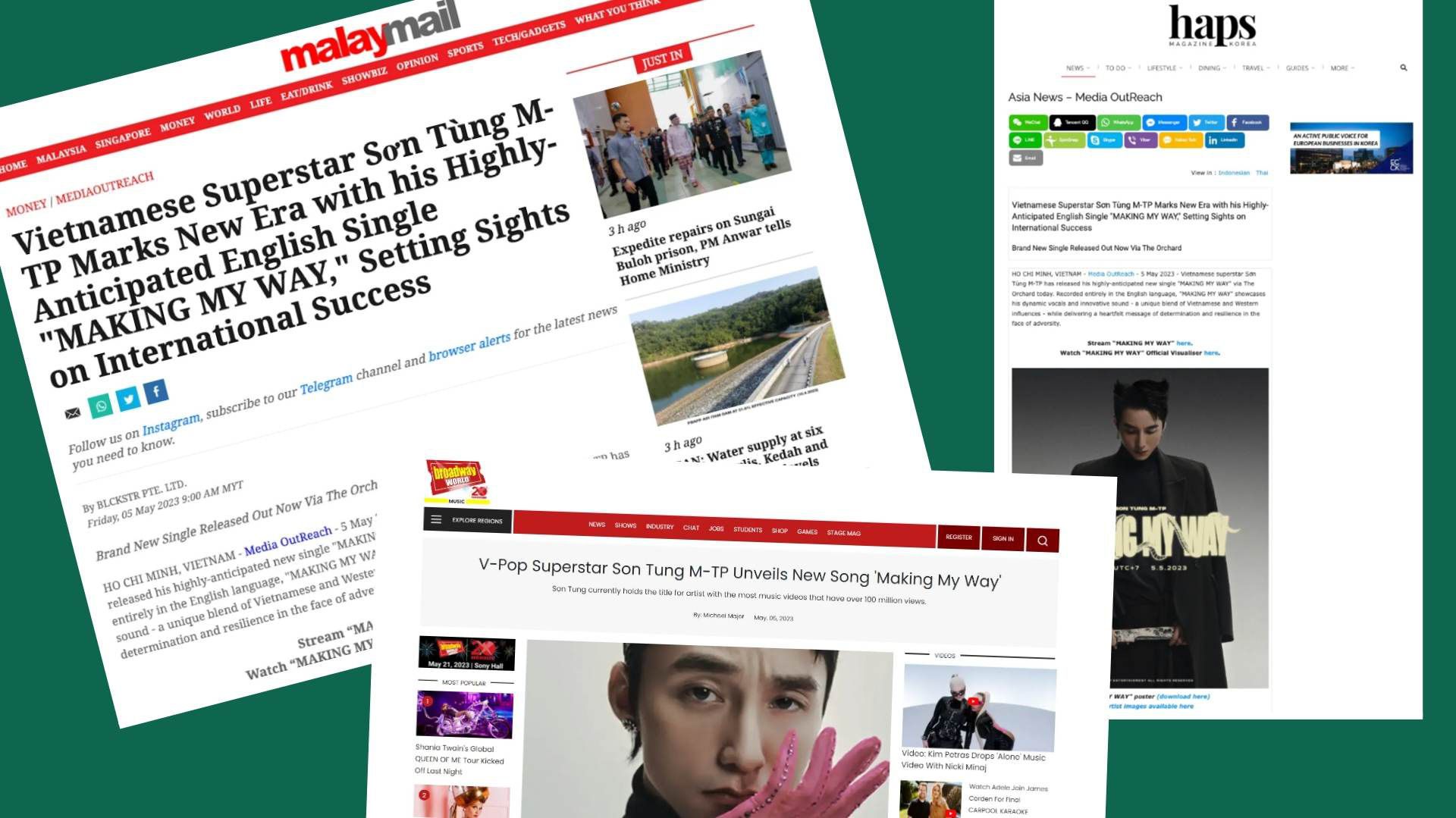 Son Tung の「Making my way」は Unforgettable に似ていると疑われていますが、世界第 1 位にランクされています - 写真 4。