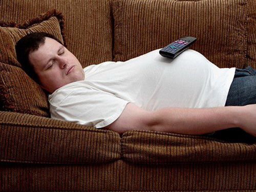 Người béo phì dễ ngưng thở khi ngủ - Ảnh minh họa