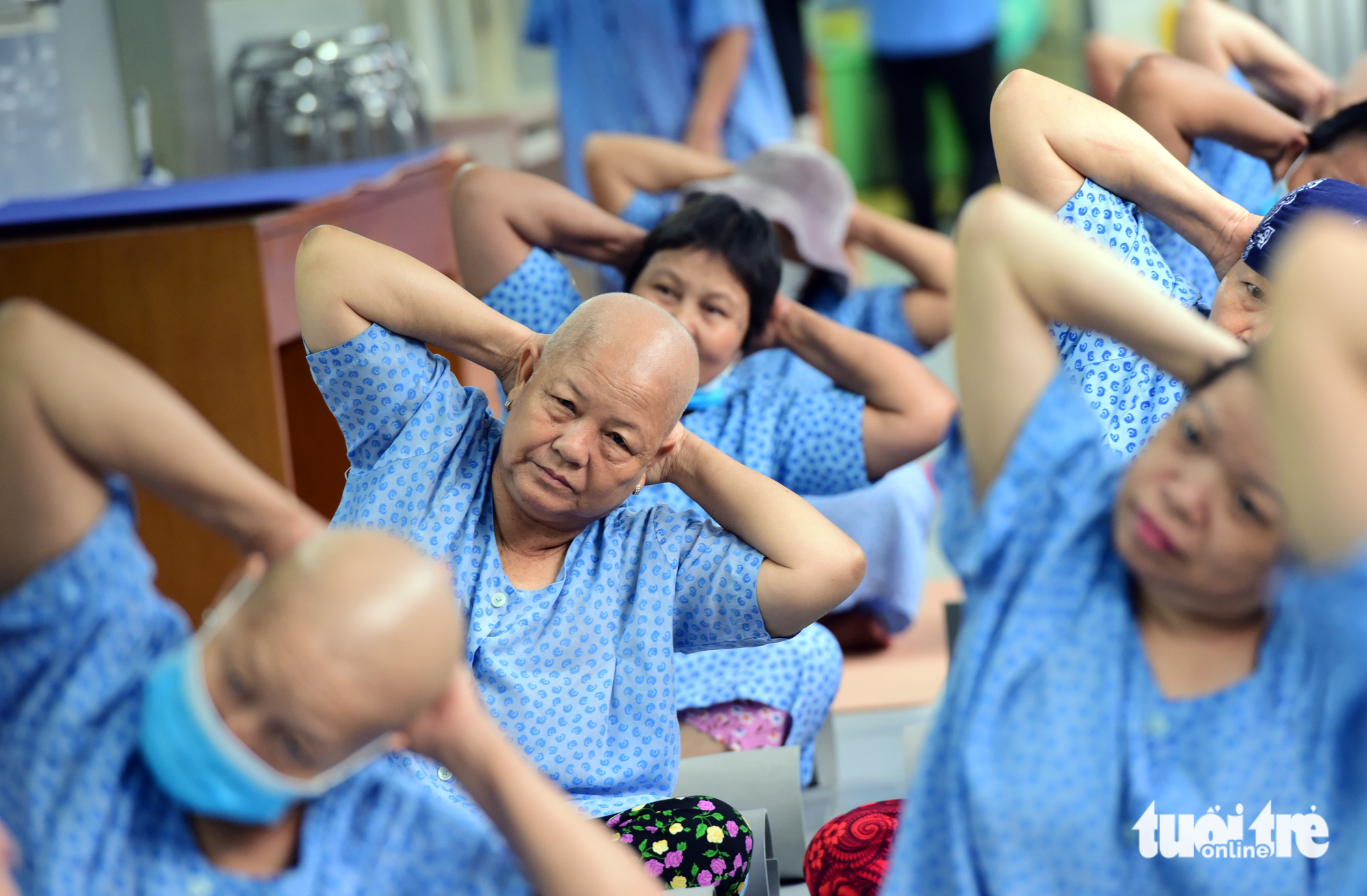 Sau sáu tháng thành lập, lớp học yoga đã và đang được các bệnh nhân đón nhận một cách tích cực