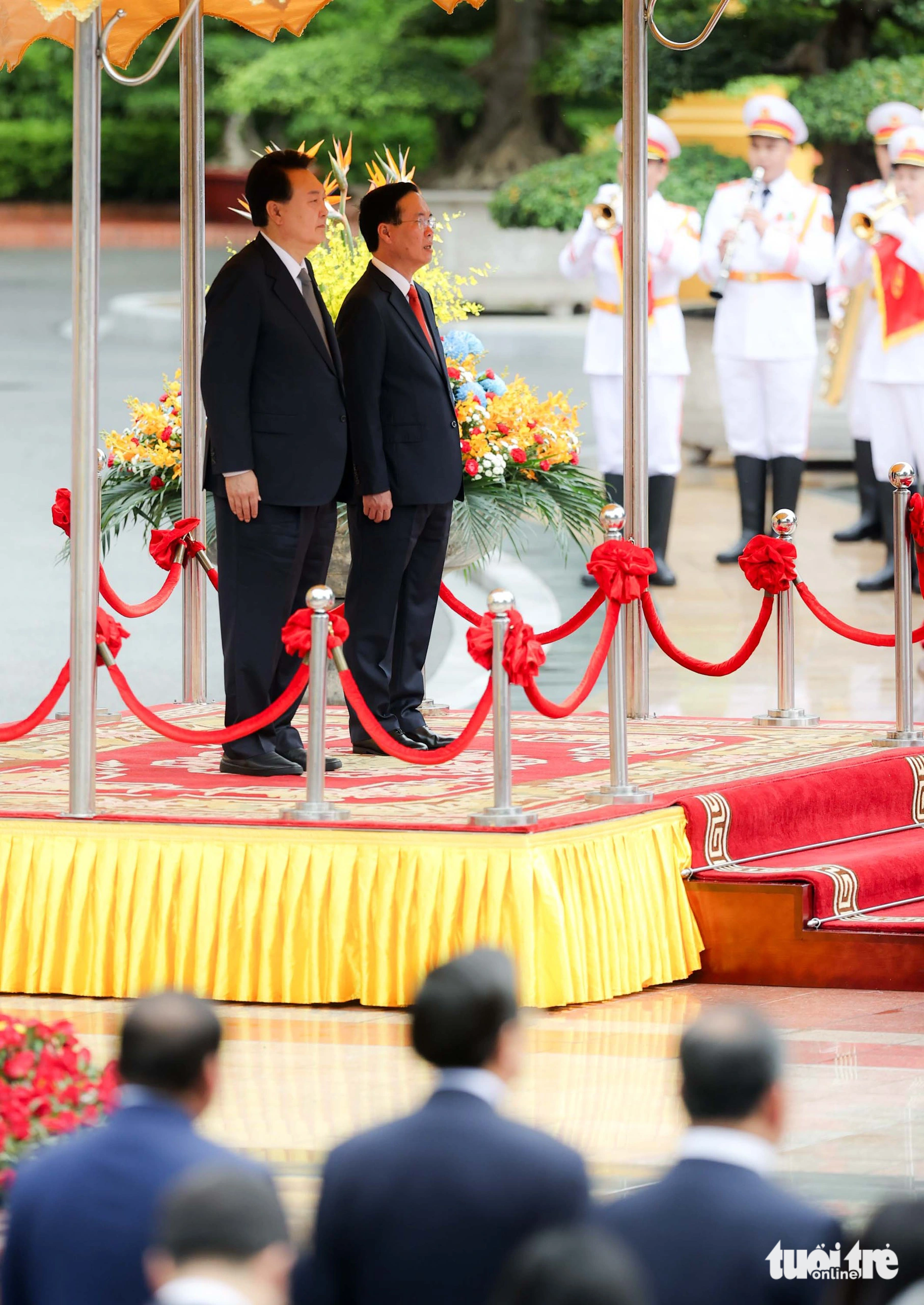 Việt Nam bắn 21 phát đại bác đón Tổng thống Hàn Quốc Yoon Suk Yeol - Ảnh 4.