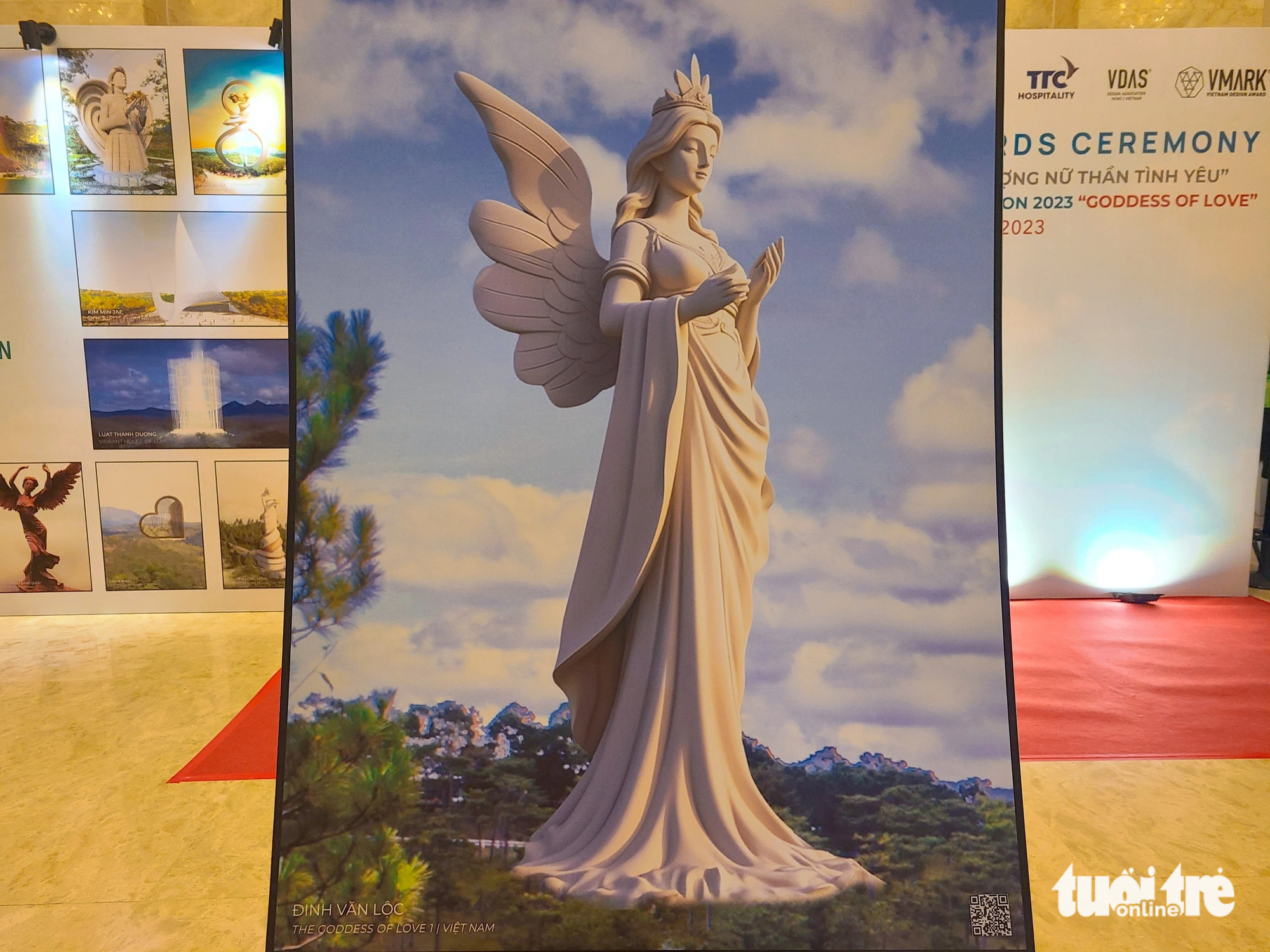 6 tác phẩm đoạt giải cuộc thi thiết kế Tượng nữ thần tình yêu cho Đà Lạt - Ảnh 6.