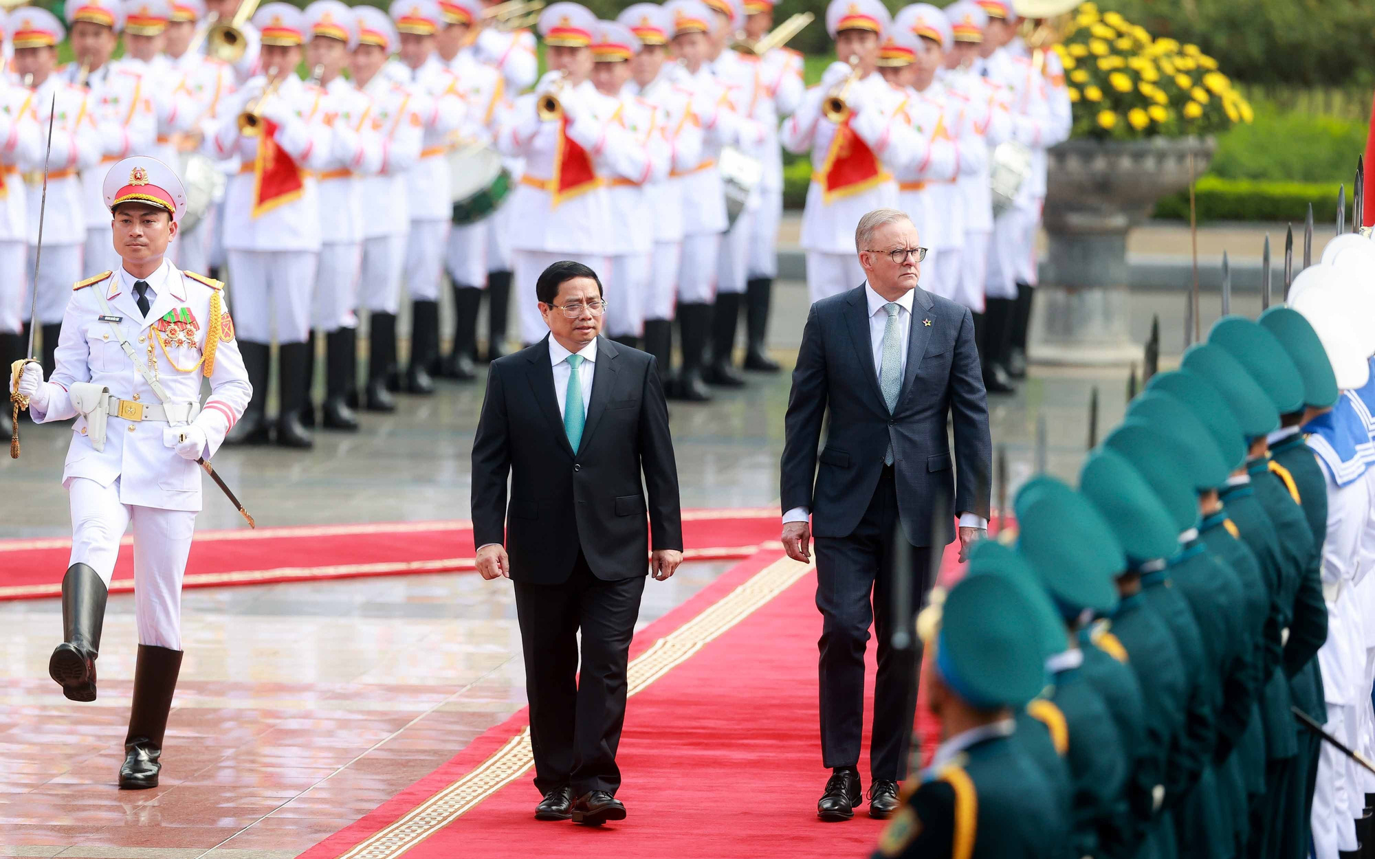 Thủ tướng Phạm Minh Chính đón và hội đàm với Thủ tướng Úc Anthony Albanese