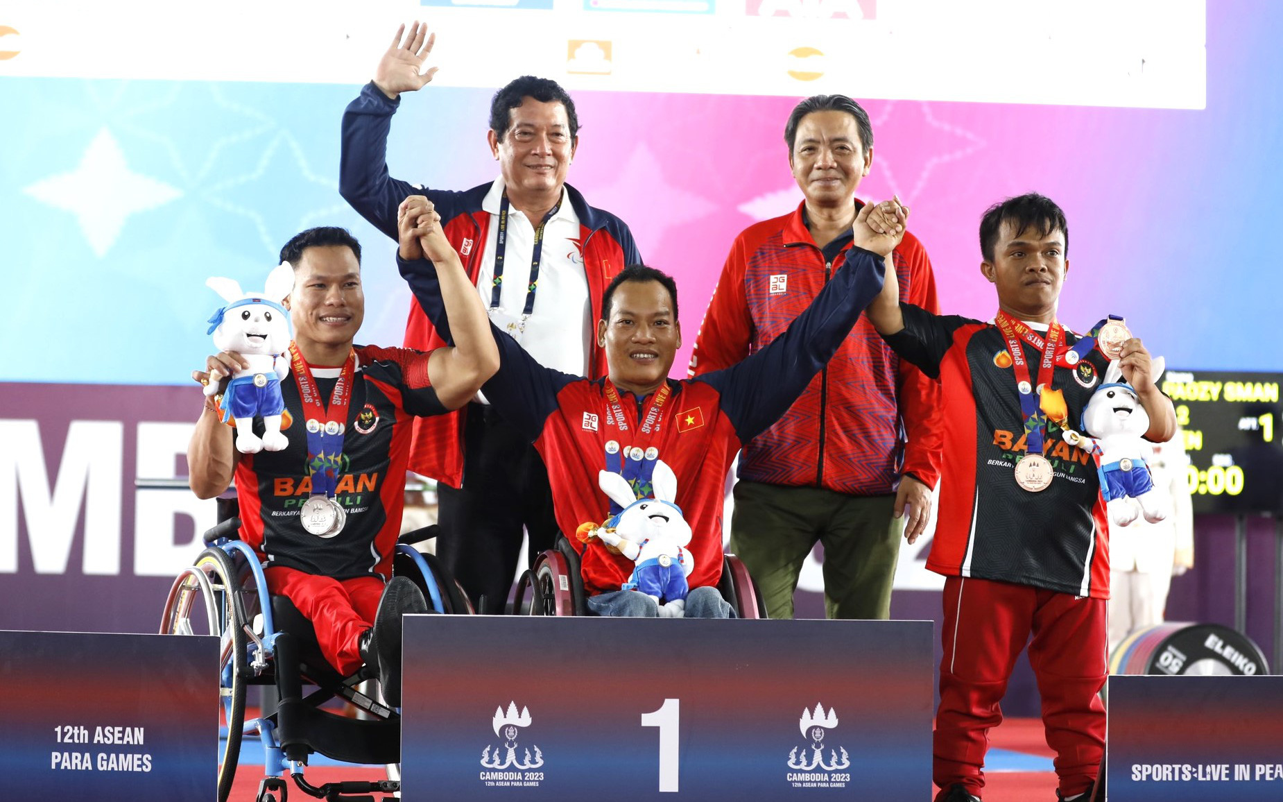 Bảng tổng sắp huy chương ASEAN Para Games 12 ngày 4-6: Việt Nam đoạt 52 tấm huy chương