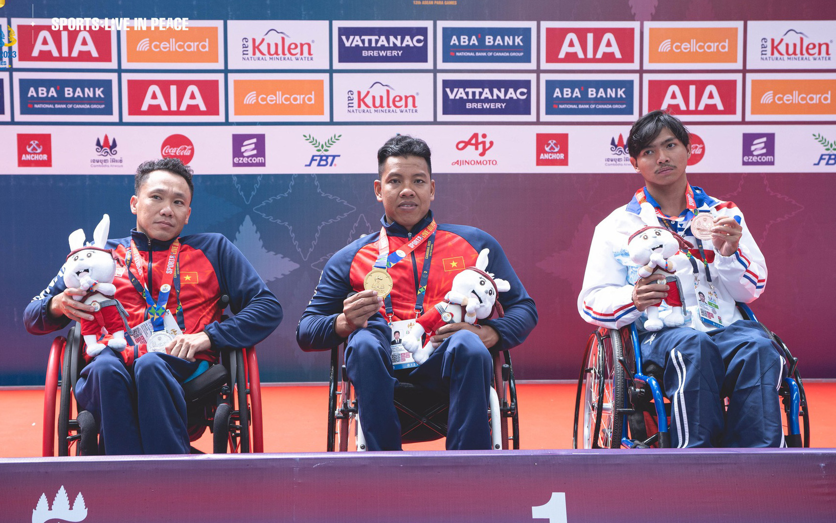 Bảng tổng sắp huy chương ASEAN Para Games 12 ngày 5-6: Việt Nam bị Thái Lan qua mặt