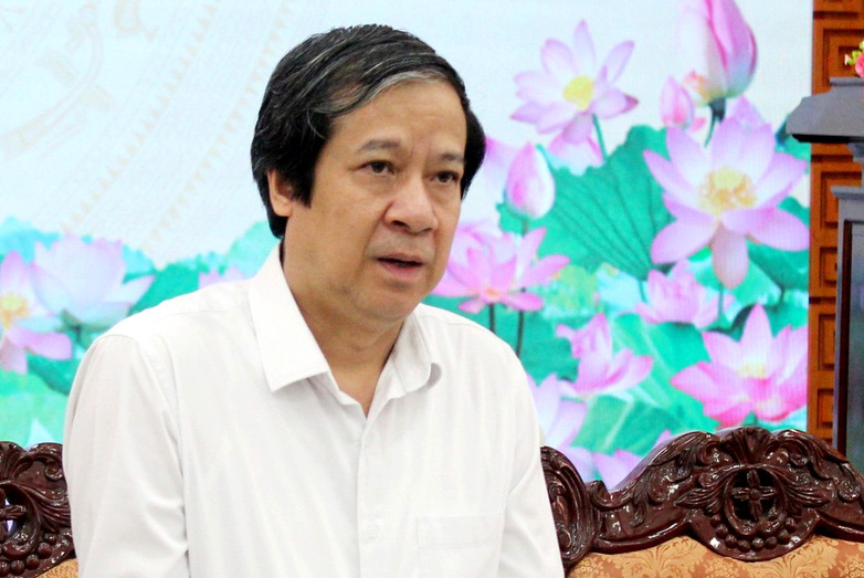 Bộ trưởng Bộ Giáo dục và Đào tạo Nguyễn Kim Sơn - Ảnh: CHÍ QUỐC