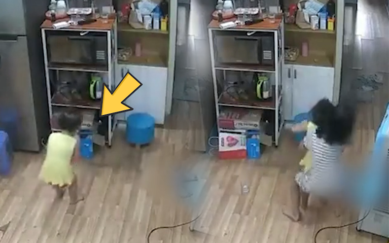 Trẻ 6 tuổi ngừng tuần hoàn khi ăn kẹo dẻo bán ở cổng trường- Ảnh 2. Bé gái có pha xử lý nhanh trí cứu em bị hóc dị vật