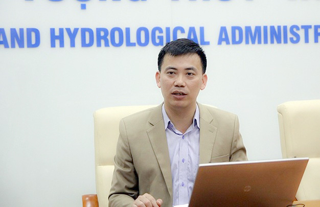 Ông Nguyễn Văn Hưởng, trưởng phòng dự báo thời tiết, Trung tâm Dự báo khí tượng thủy văn quốc gia - Ảnh: C.TUỆ