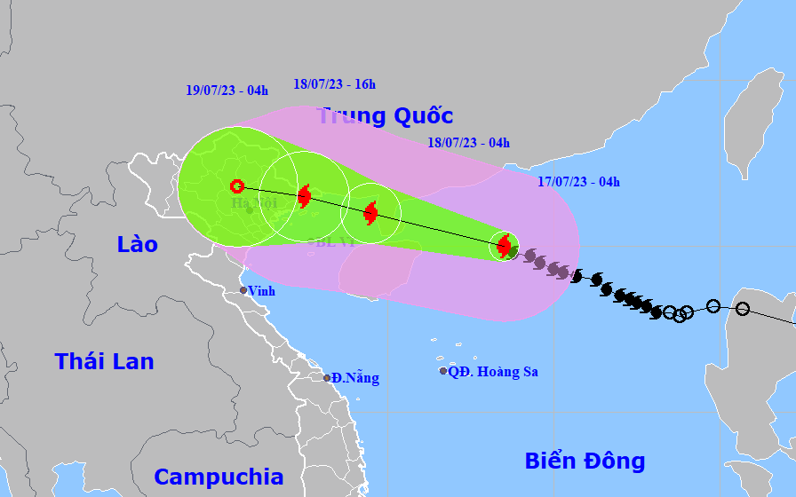 Bão số 1 lên cấp 11-12, giật cấp 15, vẫn có thể mạnh thêm