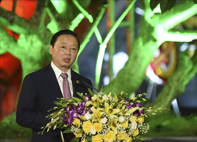 Phó thủ tướng Trần Hồng Hà phát biểu tại chương trình - Ảnh: TTXVN
