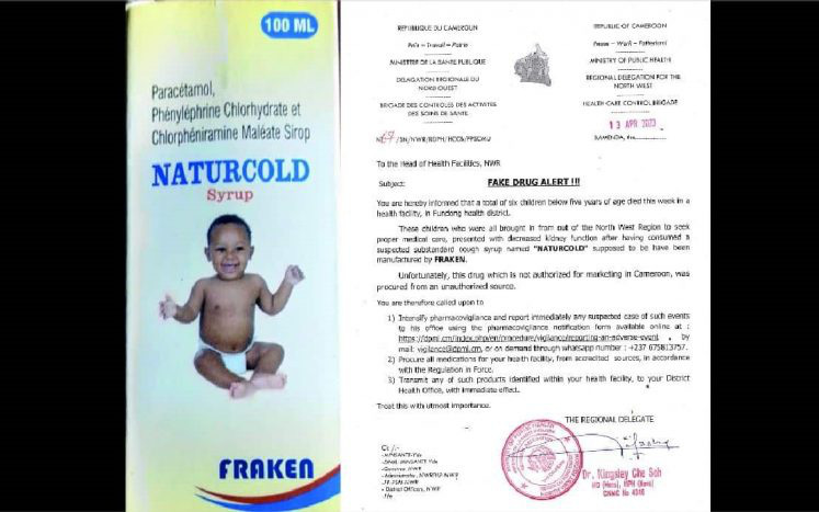 Bộ Y tế thông tin về loại siro ho bị nhiễm độc có thể gây tử vong- Ảnh 2. WHO: Siro ho Naturcold hàm lượng chất độc hại cực cao