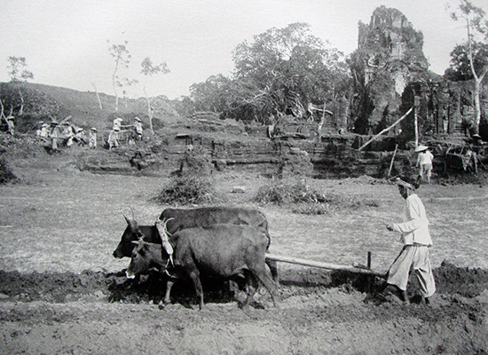 Bức ảnh của Carpeaux về cảnh khai quật Đồng Dương năm 1902 (đăng trong cuốn sách “Missions archéologiques Françaises au Vietnam - Les monuments du Champa: Photographies et Inténaires” - trang 81) 