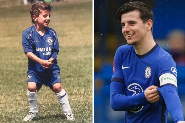 Mason Mount gắn bó và gia nhập đội trẻ Chelsea từ năm 6 tuổi - Ảnh: THE SUN