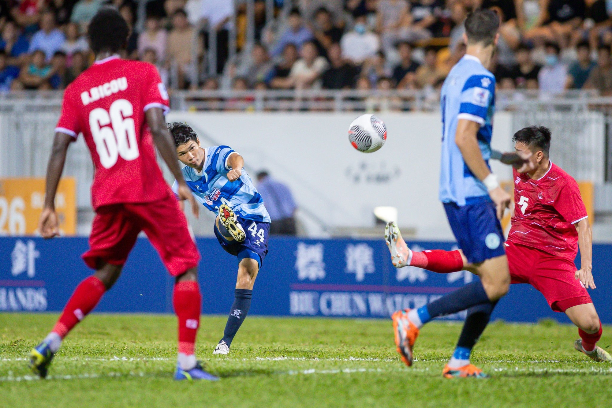 Thắng đậm đội bóng Hong Kong, Hải Phòng đi tiếp tại vòng loại AFC Champions League - Ảnh 2.