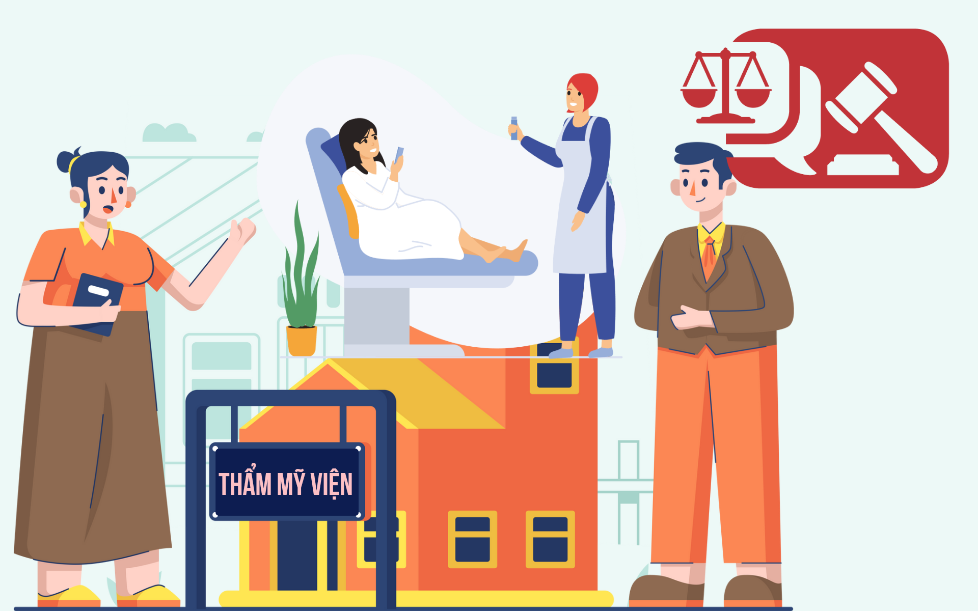 Cho thuê nhà làm thẩm mỹ viện, bên thuê làm sai, chủ nhà có vô can?
