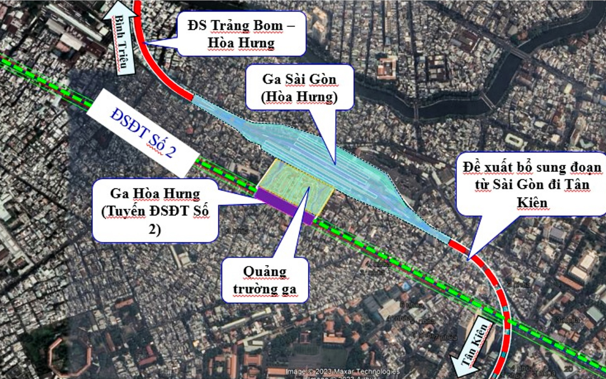 Đề xuất "lột xác" ga Sài Gòn, có quảng trường, bến xe buýt