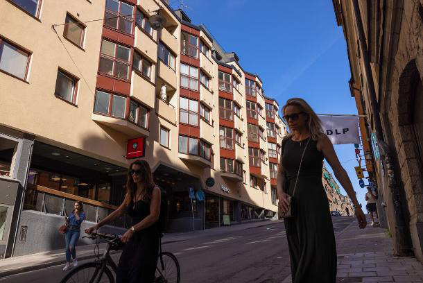 Một khu chung cư ở Stockholm - Ảnh: BLOOMBERG