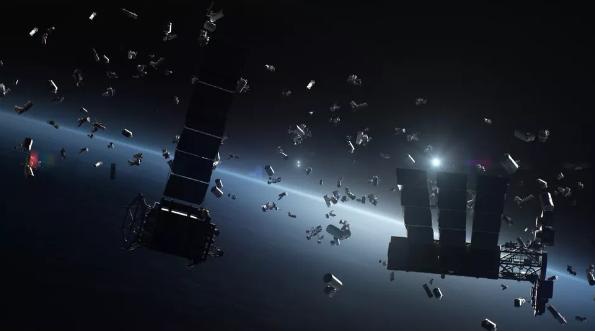 Illustration of space debris in Earth's orbit - Photo: SPACE.COM 