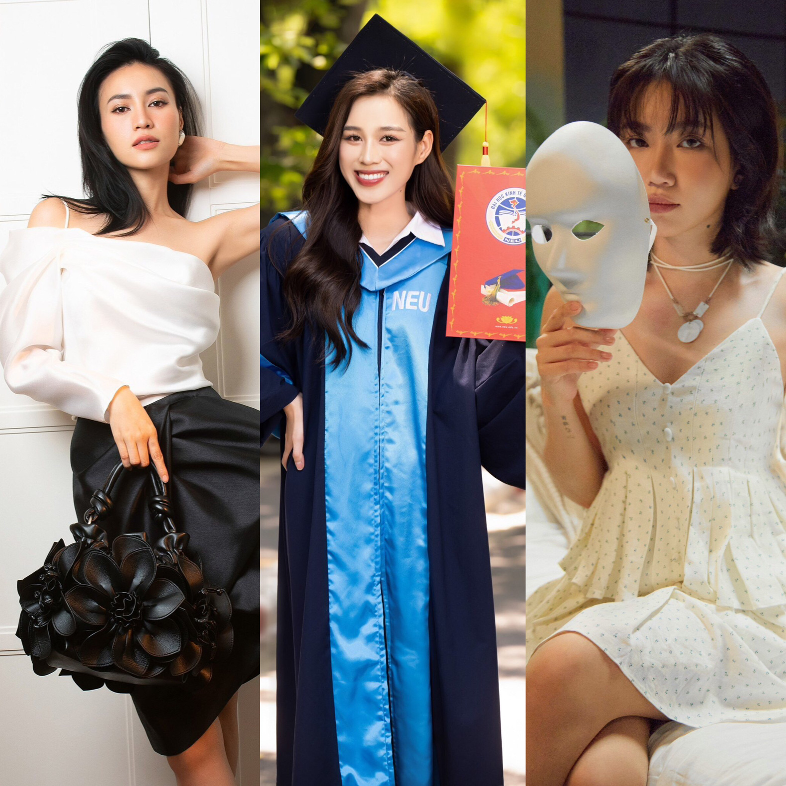 左から右へ: ニンズオン ラン ゴック、ド ティ ハ、オレンジ - 写真: Facebook アーティスト 左から右へ: ニンズオン ラン ゴック、ド ティ ハ、オレンジ - 写真: Facebook アーティスト