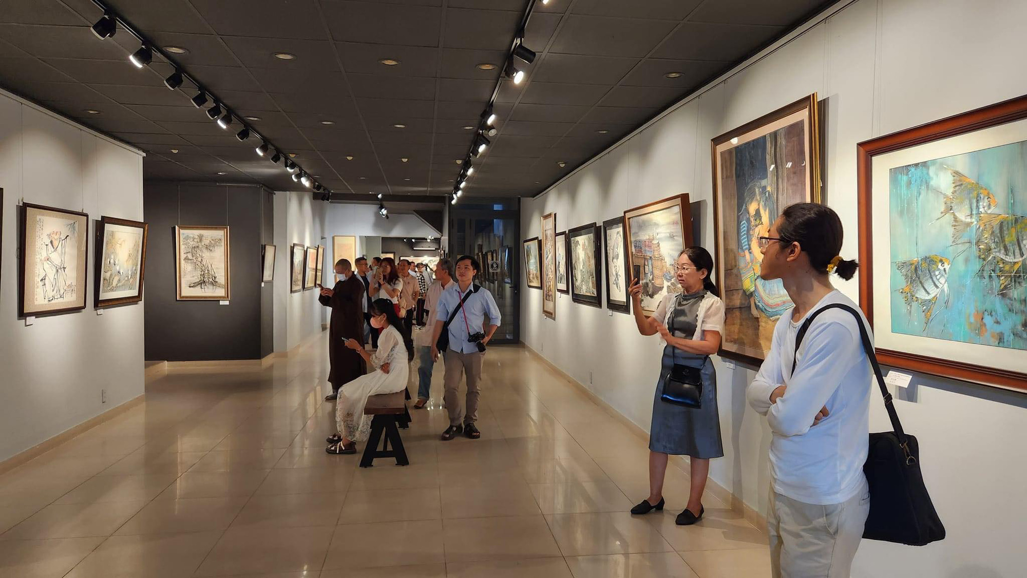 ホーチミン市美術協会の展示コーナー - 写真：BTC