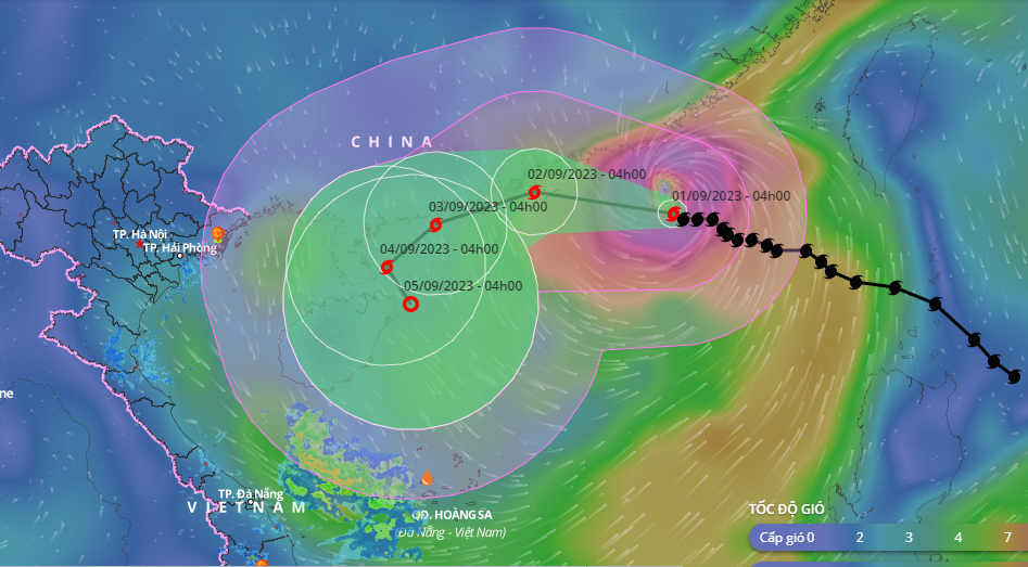 Bão số 3 gió giật trên cấp 17 ở Biển Đông, chưa ảnh hưởng vịnh Bắc Bộ - Ảnh 1.