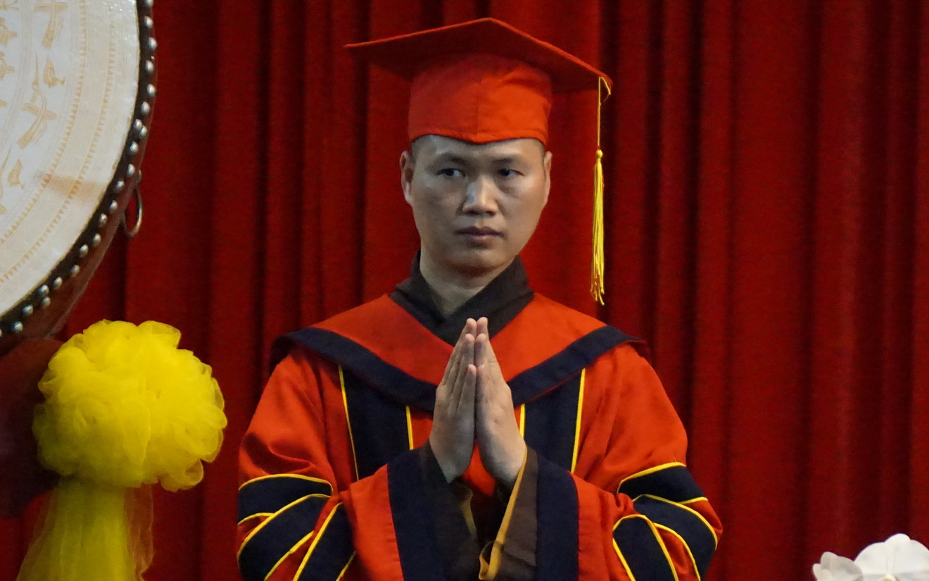 Để Phật giáo bắc cầu nhân ái trải khắp sông Mekong- Ảnh 6. Học viện Phật giáo Việt Nam tại Hà Nội cấp bằng tiến sĩ đầu tiên