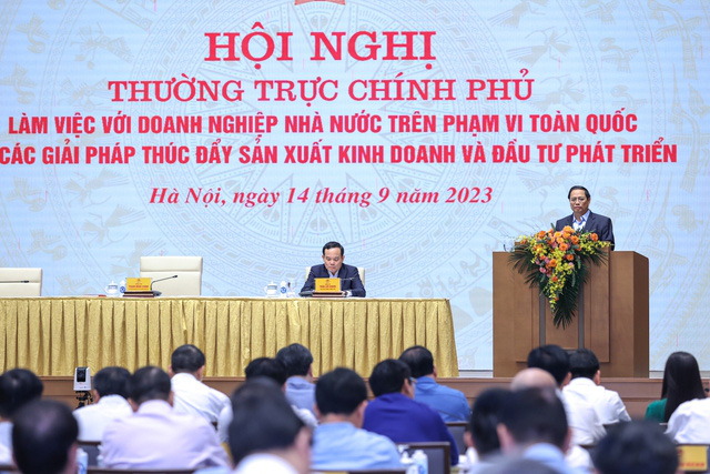 Thủ tướng phát biểu mở đầu tại hội nghị - Ảnh: VGP