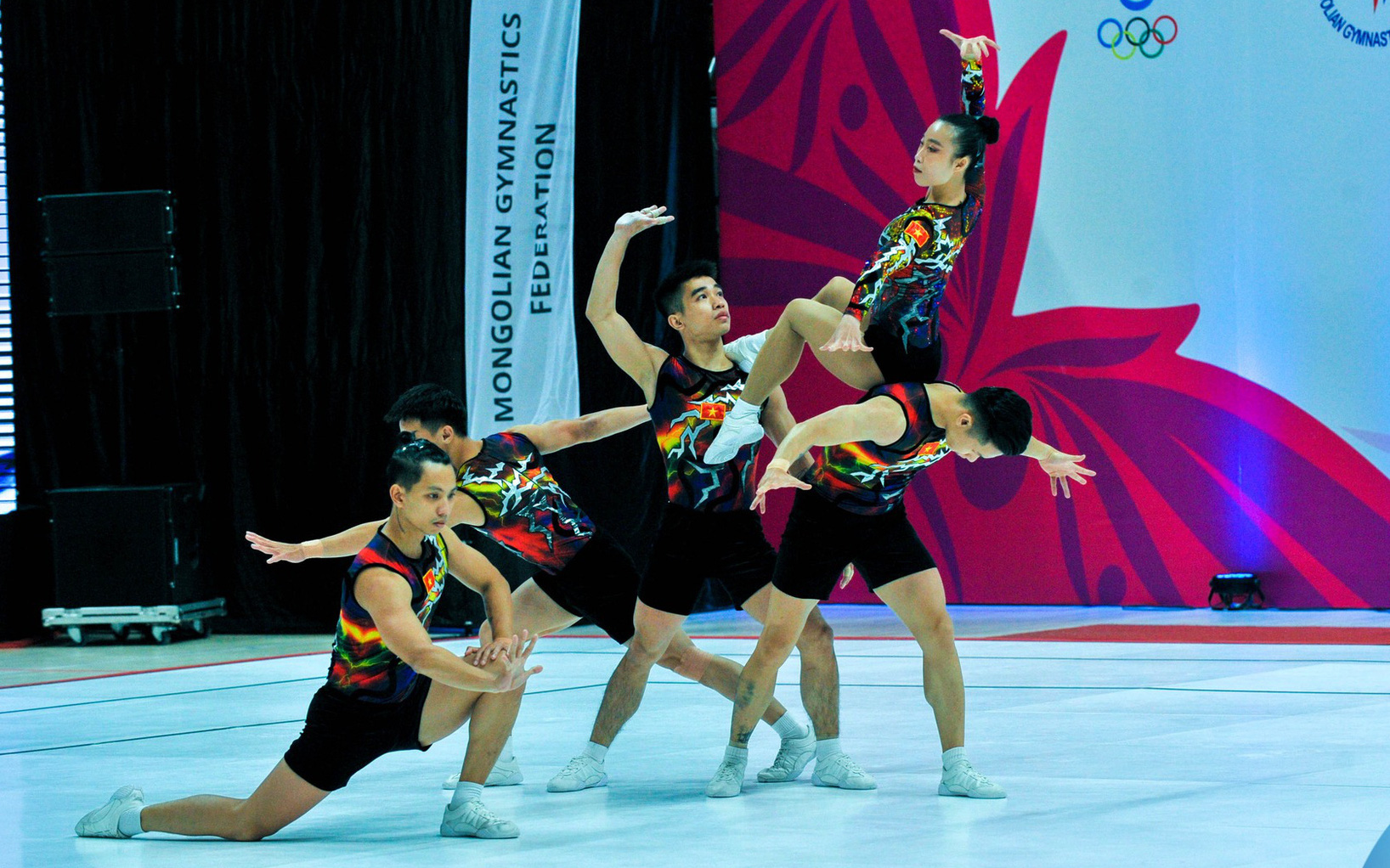 Tuyển aerobic Việt Nam giành 3 huy chương vàng châu Á