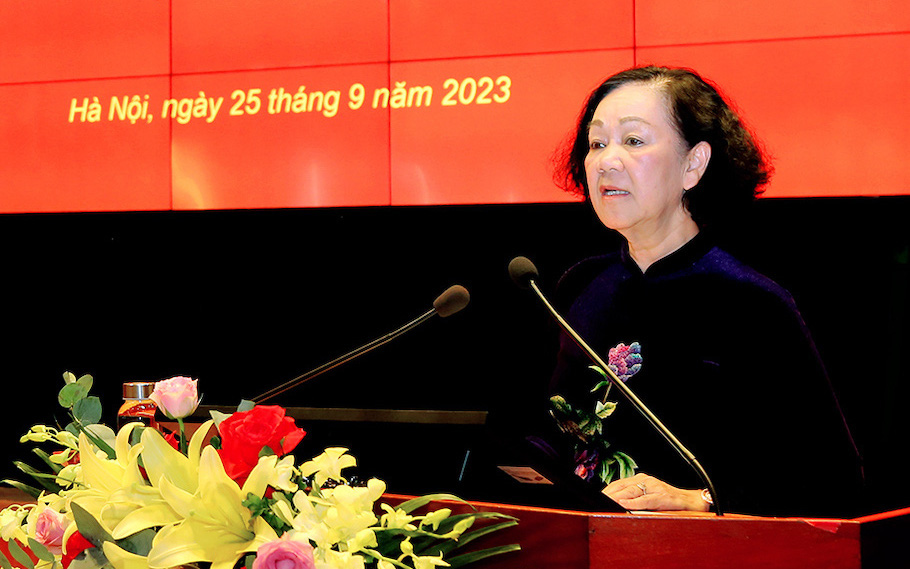 Bà Trương Thị Mai: Đảng đặt yêu cầu rất cao với công tác cán bộ, đặc biệt cán bộ cấp chiến lược