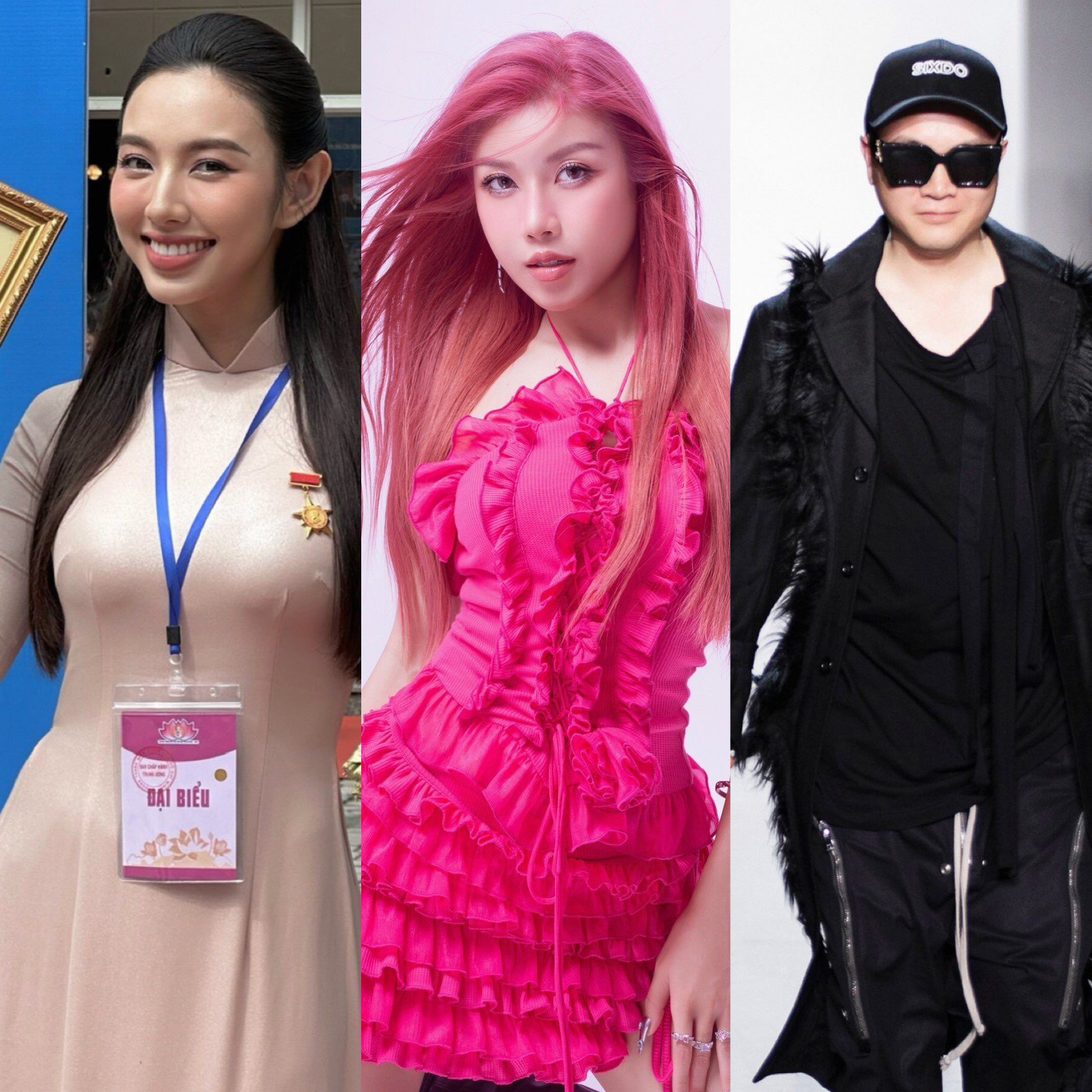 左から右へ: Thuy Tien、Trang Phap、Do Manh Cuong - 写真: Facebook アーティスト