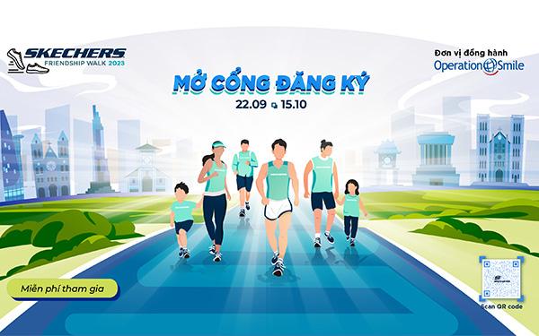 Hưởng ứng đi bộ vì cộng đồng cùng ‘Skechers Friendship Walk 2023’