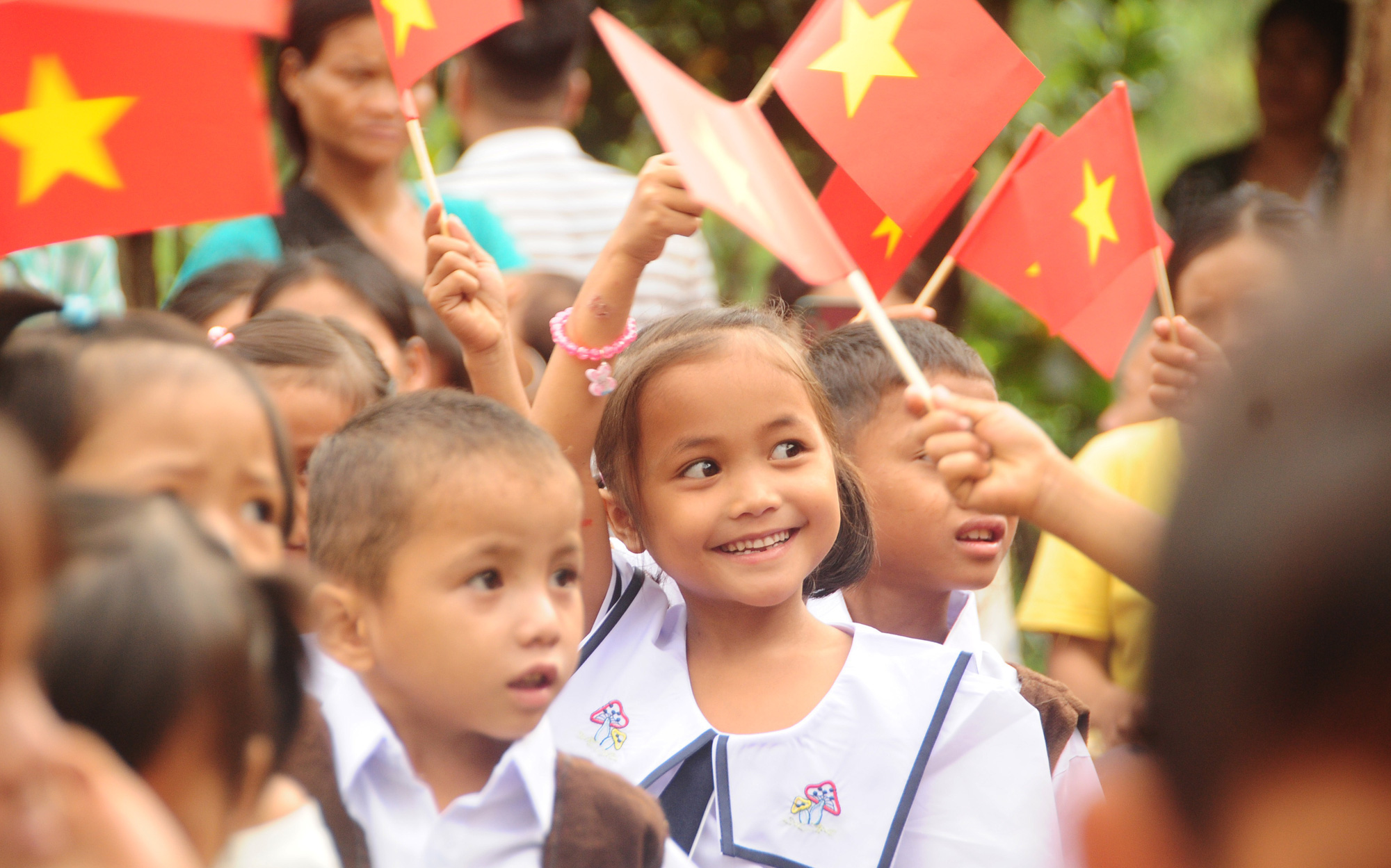 Khai giảng có... tiếng trống trường