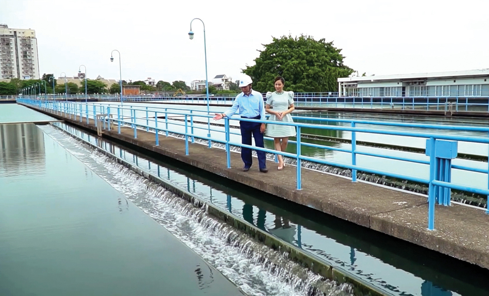 SAWACO 水道局は、必要に応じて給水システムを規制する計画を常に準備しています - 写真: DINH Bich