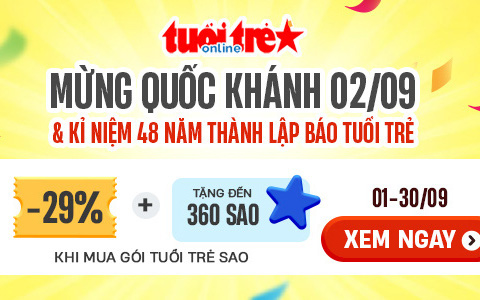 3 bước tạo tài khoản đơn giản - Trải nghiệm Tuổi Trẻ Sao 30 ngày- Ảnh 9. Mừng Quốc khánh 2-9, giảm 29% khi đăng ký thành viên Tuổi Trẻ Sao