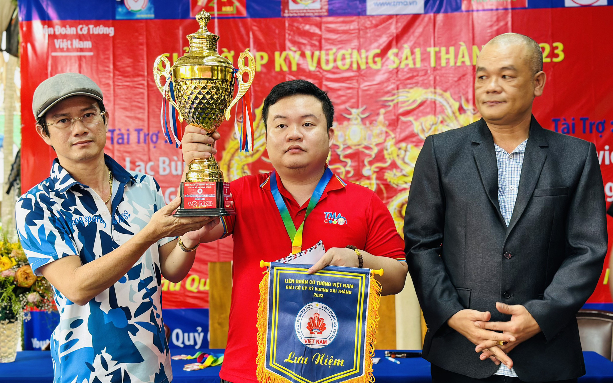 Cao thủ đấu cờ úp tranh Cúp Kỳ vương Hà Thành- Ảnh 2. Hà Văn Tiến vô địch Giải cờ úp Kỳ Vương Sài Thành