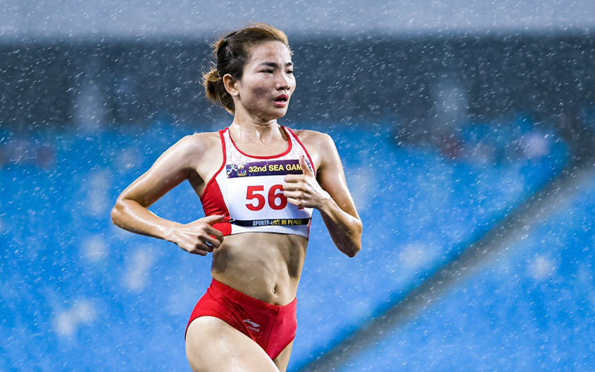 Nguyễn Thị Oanh, Hoàng Nguyên Thanh phá kỷ lục quốc gia cự ly 21km