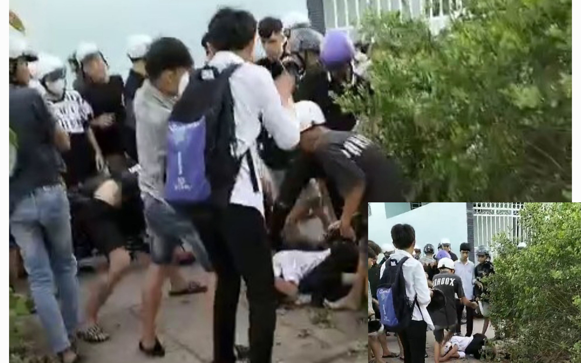 Khởi tố nam sinh lớp 12 đâm chết người trước cổng trường học- Ảnh 2. Điều tra vụ nam sinh lớp 10 bị 12 người đánh bất tỉnh giữa đường