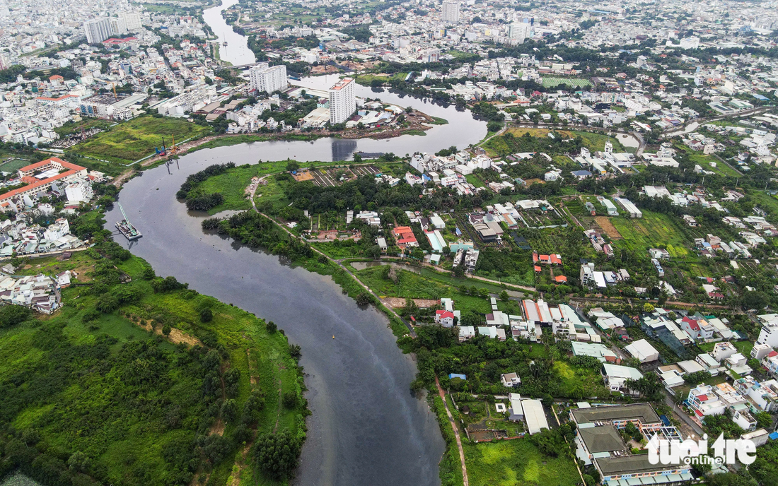 Mở rộng 2,8km đường Thạnh Xuân 25 cửa ngõ Tây Bắc TP.HCM kết nối với Bình Dương- Ảnh 2. Bàn giao mặt bằng gói thầu cuối dự án kênh Tham Lương - Bến Cát - rạch Nước Lên